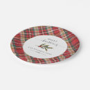 Search for plaid christmas plates Rustic