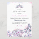 Search for bling quinceanera invitations Pink