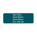 Search for dark background return address labels Plain