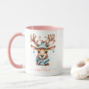 Search for whimsical deer mugs Reindeer