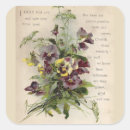Search for purple pansy stickers Yellow