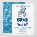 Search for teen pool party invitations Beach summer fun swimming