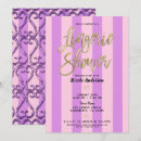 Search for purple lingerie shower invitations Party