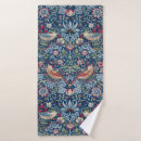 Search for indigo blue bath towels William morris