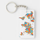 Search for abstract worlds key rings World map