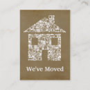 Search for change of address business cards Moving