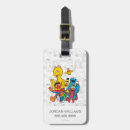 Search for bert and ernie luggage tags Elmo