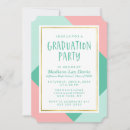 Search for mint green graduation invitations Chic