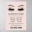 Search for eyelash posters Hair stylist