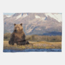Search for grizzly bear tea towels Animal