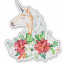 Search for unicorn christmas stickers Flowers