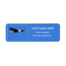 Search for flight return address labels Eagle