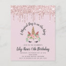 Search for unicorn face invitations Glitter