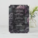 Search for purple gothic wedding invitations Flowers
