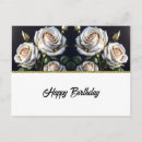 Search for black on rose gold birthday cards White