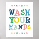 Search for wash your hands posters Colorful