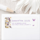 Search for butterflys return address labels Bride