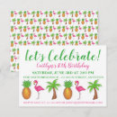 Search for flamingo and pineapple invitations Party