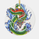 Search for blue dragon christmas tree decorations Red