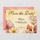 Search for autumn save the date postcards Floral