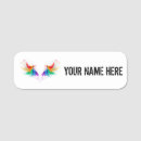 Search for rainbow name tags Autism