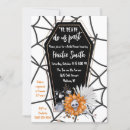 Search for til death do us part bridal shower invitations Black and white