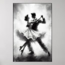 Search for abstract dance posters Black