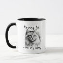 Search for cute for cat owners mugs Black and white