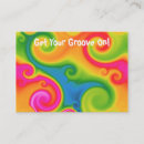 Search for psychedelics business cards Groovy