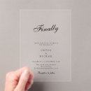 Search for finally wedding invitations Minimal
