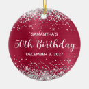 Search for magenta christmas tree decorations Girly