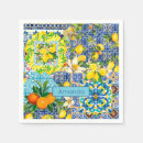Search for blue tile napkins Azulejo