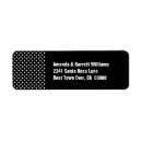 Search for black polka dot return address labels Contemporary