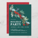 Search for holly and berries invitations Traditional