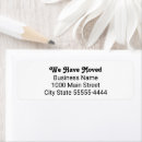 Search for our new return address labels We have moved