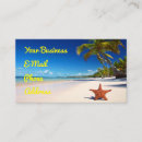 Search for starfish business cards Palm trees