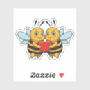 Search for funny bumble bee stickers Valentine