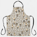 Search for skull and bones aprons Black