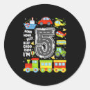 Search for boys 5th birthday stickers 5 years