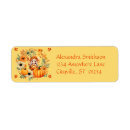 Search for cute fairy return address labels Flowers