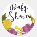 Search for flower baby shower stickers Pretty