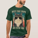 Search for cat dad mens tshirts Meow