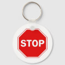 Search for stop sign key rings Traffic