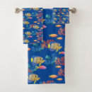 Search for tropical fish bath towels Coral