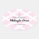 Search for girl christening stickers Gold cross