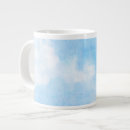 Search for watercolor clouds mugs Blue