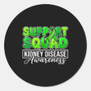 Search for kidney disease awareness stickers Green
