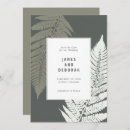 Search for fern wedding save the dates Botanical