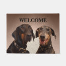 Search for doberman doormats Black