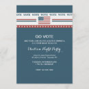 Search for election party invitations Red white and blue